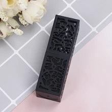 12,1mm Creme Gläser Leeren Kosmetische Behälter Lippenstift Rohr mit Schwarz Hohl Lippenstift Rohr