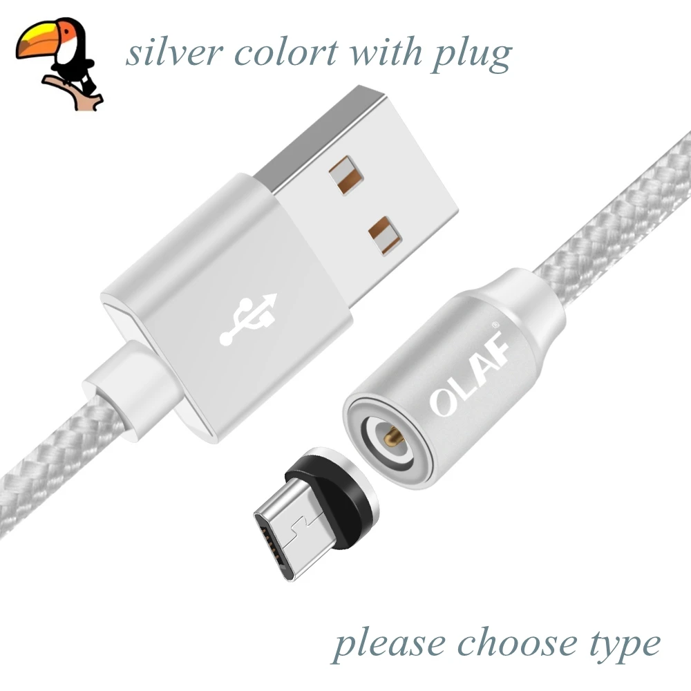 Silver with plug