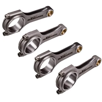 

For Ford Pinto Cosworth YB 5.1 129.54mm APR2000 Connecting Rod Rods 4340 Forged Floating Piston Balanced Crankshaft Shot Peen