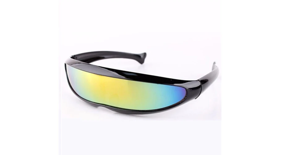 jumlai XMen Personality Sunglasses Laser Glasses Men Women Sunglass Robots Silver Lens Sun Glasses Men's Driving Goggles  (7)