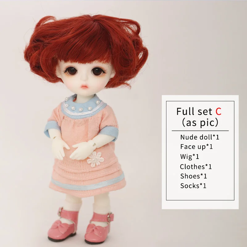 Fullset in NS aspicC Linachouchou Baby miu Fullset bjd sd куклы 1/8 модель тела фигурки из смолы модель детские куклы - Цвет: Fullset in NS aspicC