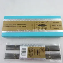 144 шт./пакет алмаз, метал покрытый золотом, серебром, драгоценными камнями лезвия для резки металла, glardon vallorbe, ювелир пилы