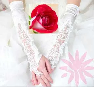 

Kid child flower girl long gloves student lace glove costume gloves dacning glove wholesale