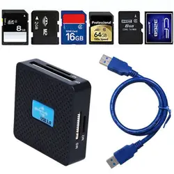 Адаптер USB 3.0 SD TF CF XD Card Reader все в одном USB 3.0 SD TF Multi карты памяти- чтения Скорость Card Reader адаптер