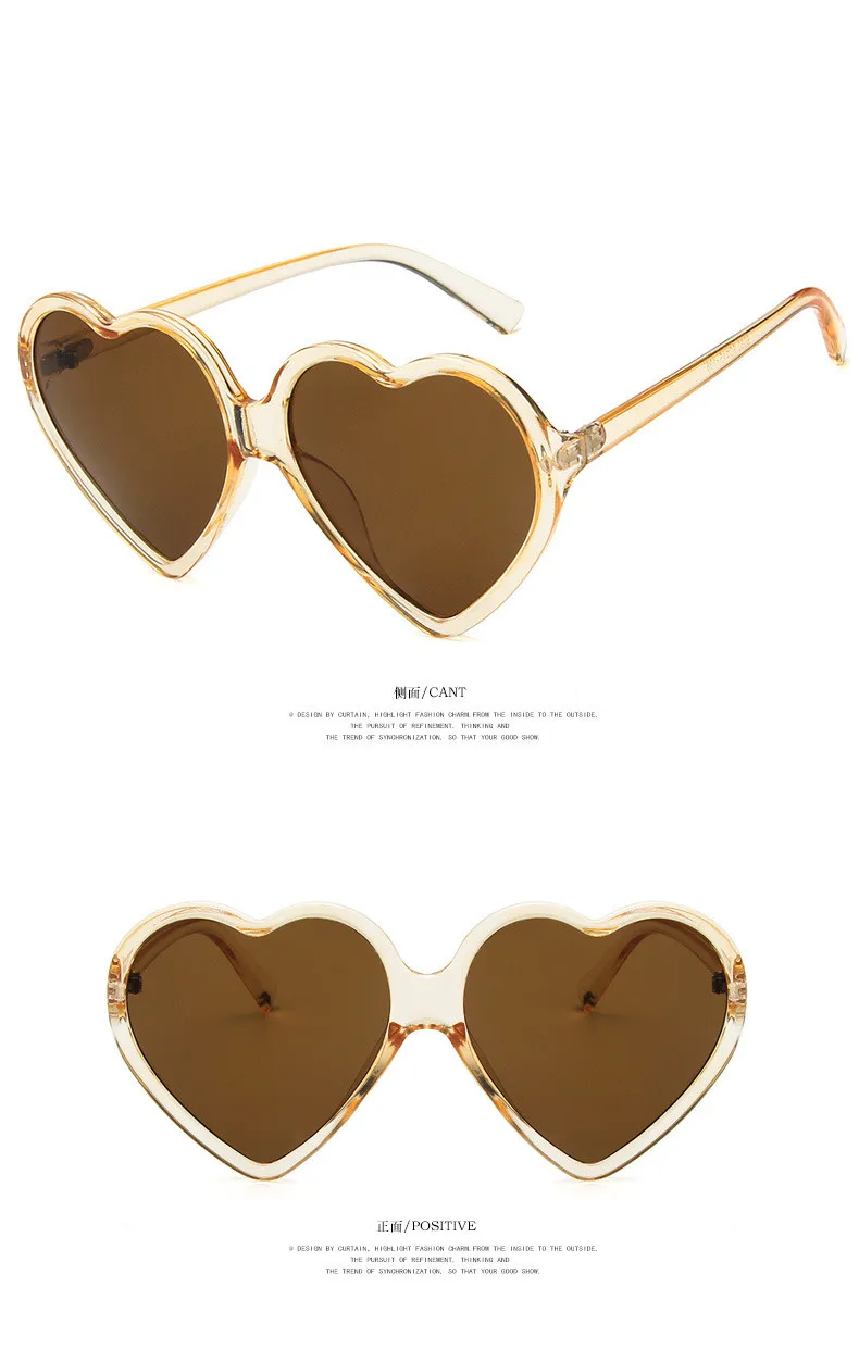coach sunglasses FOOSCK Women Brand Designer Luxury Fashion Heart Shape Sunglasses Women Lovely Colorful Clear Eyeglasses Cat Eye Frame Eyewear round sunglasses women