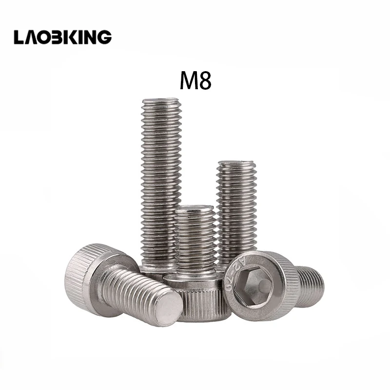 M5 5mm Tornillos de Cabeza De Botón Pernos Allen Socket Universal Paquete de 10 métrica 25 50