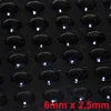 Parachoques de goma de silicona redondo autoadhesivo, Negro transparente suave antideslizante, amortiguador de pies, 6x100mm, 2,5 Uds. ► Foto 2/4