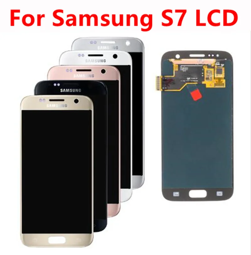 

5.1" with Burn Shadow LCD with frame for SAMSUNG Galaxy S7 G930 G930F Display Touch Screen Digitizer Assembly