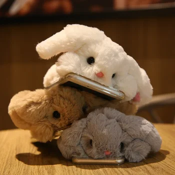 

Rabbit Hair Fur Case For XiaoMi RedMi 7 6 6 pro 5A Y3 T9 A3 Cute Warm Fluffy Cover Phone Case For RedMi Note8 7 6 5 A2 Lite Cony
