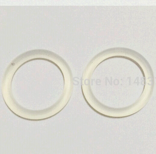 

100 pcs Transparent Clear MAM pacifier Ring Silicone Dummy Food Grade Silicone Diameter 3.5mm