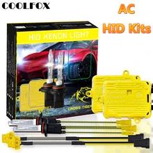 COOLFOX AC 12 В 55 Вт ксеноновая лампа 9006 9005 HB4 HB3 H11 H4 H7 Xenon лампы балласта HID свет с зажигания Комплект 24 В автомобиль лампы