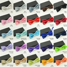 2017 High Quality Mens Solid Bow Ties Fashion Accessories for Wedding suits Groommen Suits 1 Piece Packed