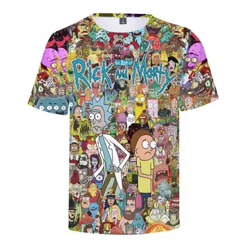

Rick And Morty t shirt 3d full print women/men t-shirt short sleeve t shirts casual harajuku tshirt tops Tee shirt plus size