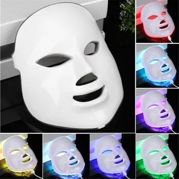 

7 Color Light Photon LED Facial Mask Electric Face massage Rejuvenation Therapy Anti-aging Anti Acne Whitening Skin Tighten