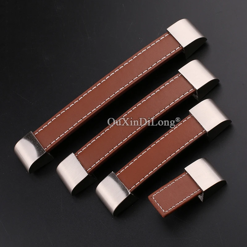 أزياء 10 PCS فو جلدية المطبخ مجلس الوزراء مقابض باب دولاب خزانة تسريحة درج مجلس الوزراء التأثيرات مقابض وأُكر أزياء 10 PCS فو جلدية المطبخ مجلس الوزراء مقابض باب دولاب خزانة تسريحة درج مجلس الوزراء التأثيرات مقابض وأُكر