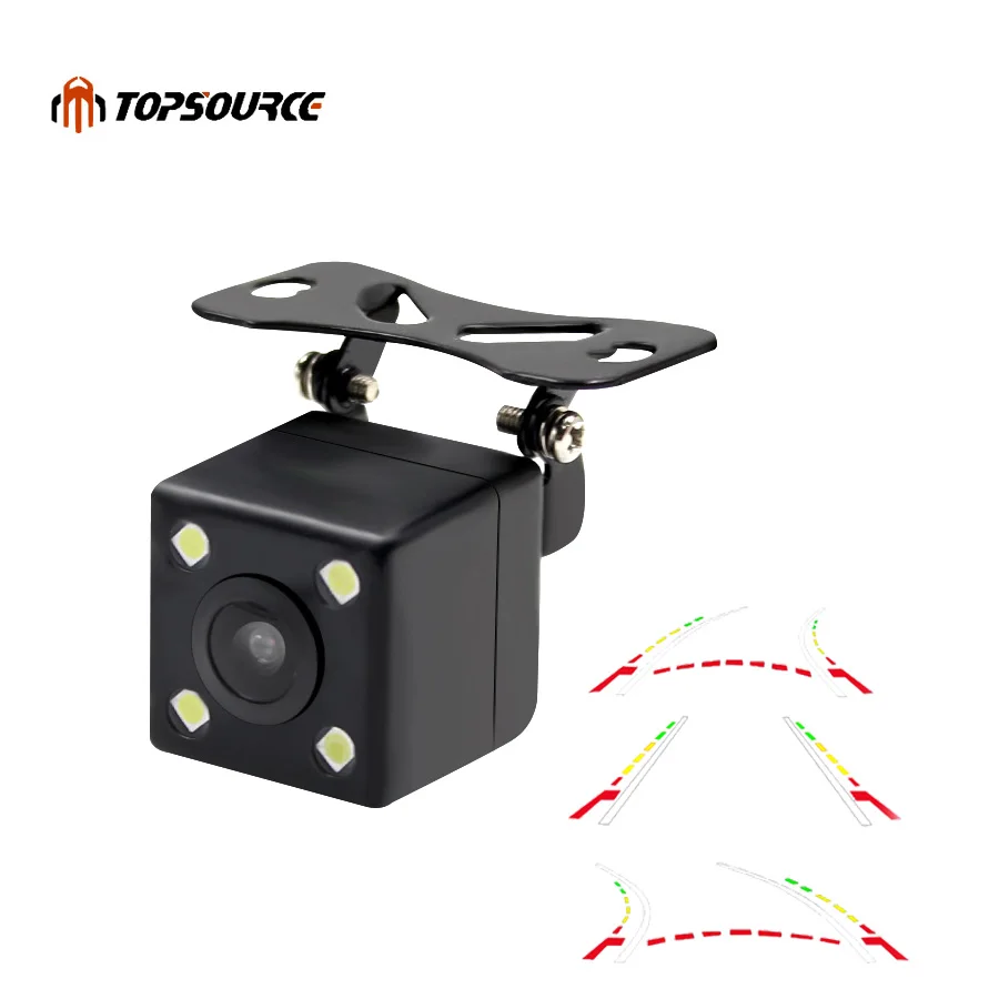 TOPSOURCE Advanced Dynamic Parking Track Car Back Reverse CCD font b Camera b font Rear View