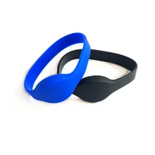 125 кГц EM4100 TK4100 браслет рчид браслет ID карты Силиконовые скрепки радиочастотной идентификации только для чтения без черного цвета с принтом