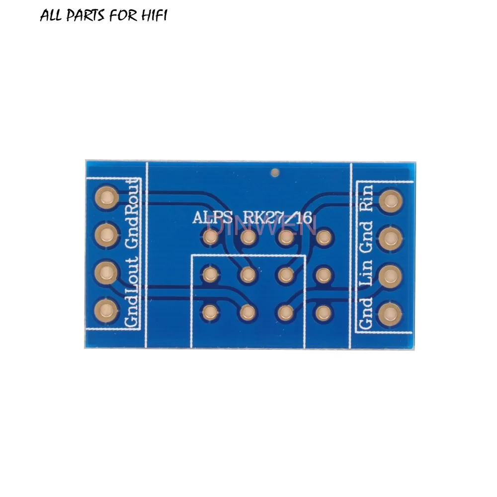 Двухсторонний FR4 адаптер для печатной платы печатная плата для ALPS RK16 RK27 объемные потенциометры Hifi аудио DIY 1 шт