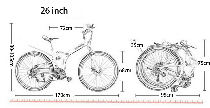 250402/24/26 inch двойной дисковые тормоза double shock 24 скорости студентов для взрослых; обувь для мужчин и женщин Велосипеды/складной горный велосипед