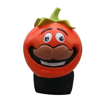 

2018 Game Fortniteen Cosplay Latex Tomato Face Mask Animal Adult Unisex Helmet Props Halloween Fan Drop Ship