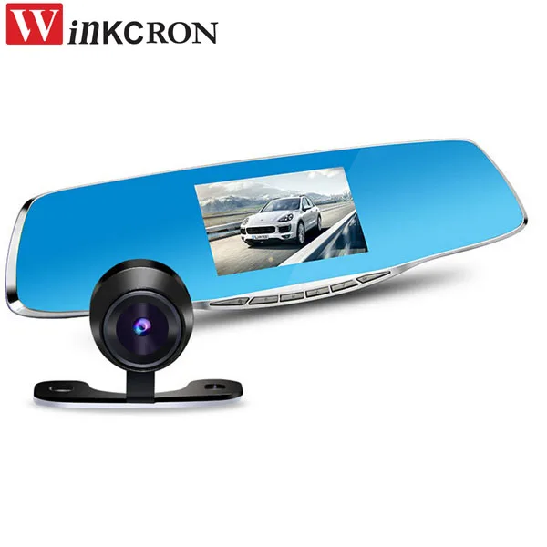 Hot 4 3 Car DVR font b Camera b font Dual lens font b Camera b