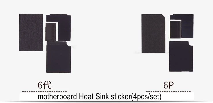 1 комплект материнская плата анти-статическая наклейка теплоотвод наклейка для iPhone 5S 6 6S 7 8 plus X XS MAX логическая плата рассеивание тепла охлаждение
