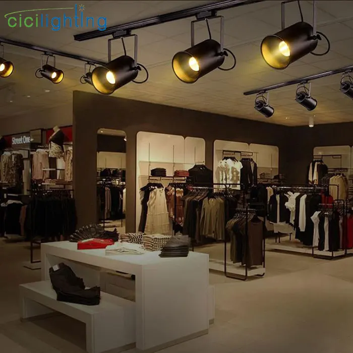 loja de roupas, Projectores LED COB, Projectores