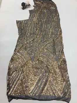 

fashionable tulle embroidery french net lace fabric Sophia-6.1309 with beads for party dress