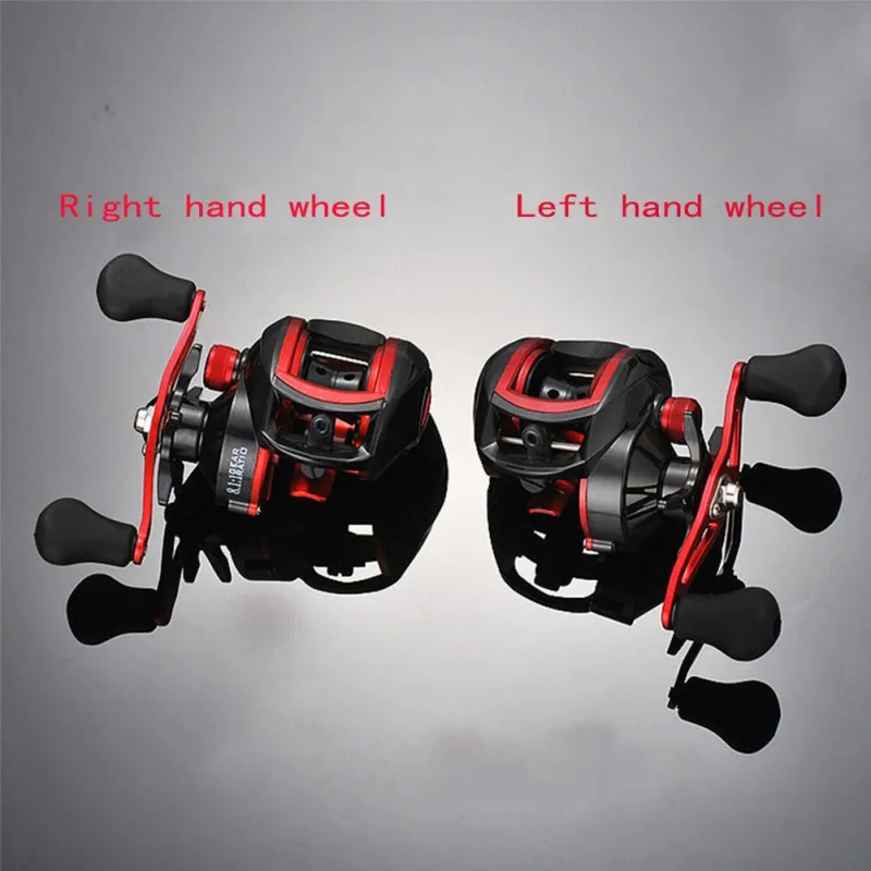 

8.1:1 Baitcast Reel Smooth Lightweight Sturdy Left Or Right Handed Bait Casting Fishing Wheel Tool Graphite Metal Bait Casting