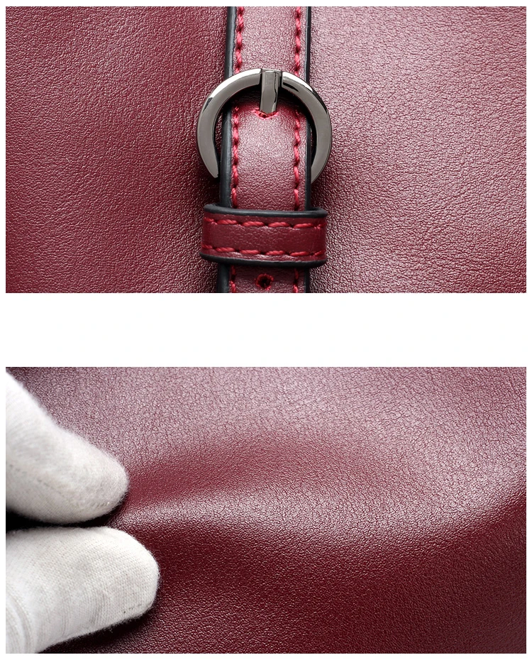 Women Handbag Genuine Leather Shoulder Bag Female Bags Cowhide portable shopping bag Vintage Large Capacity Tote Bolsos (14)
