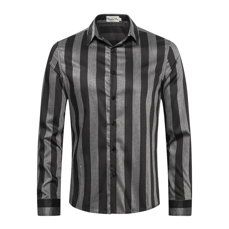 

BILLIONAIRE Shirt men 2019 new spring Fashion Vertical stripes business Embroidered cotton comfort gentleman free shipping