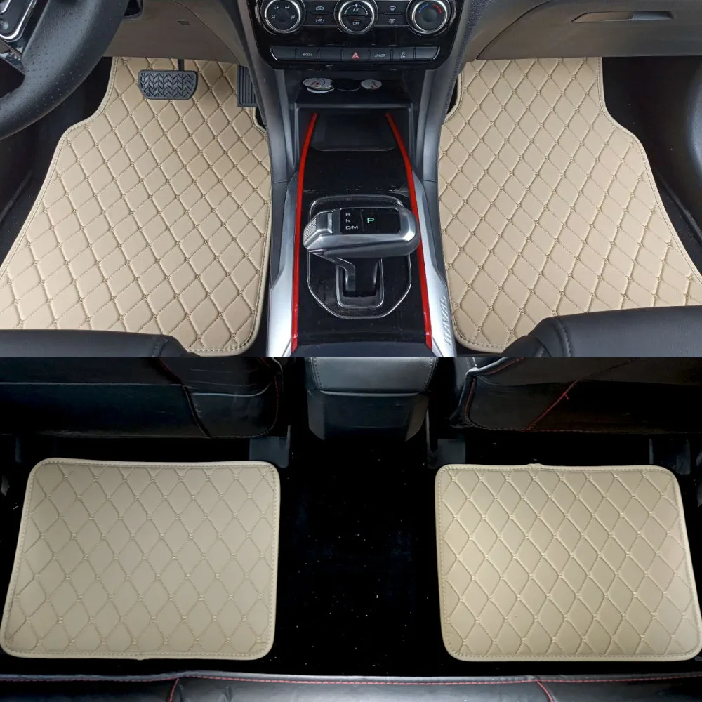 

ZHAOYANHUA Universal Car floor mats for Right hand drive & left hand drive car styling waterproof carpet floor mats
