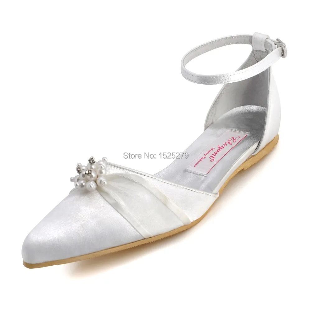 ivory pointed flats