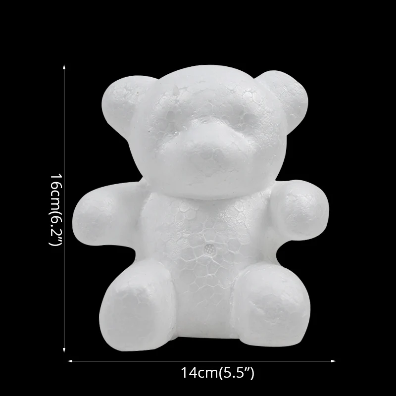 DIY Modelling Polystyrene Foam Filled with Rose Bear Mold Teddy Valentines Day Gifts 150Flower Birthday Party Wedding Decoration
