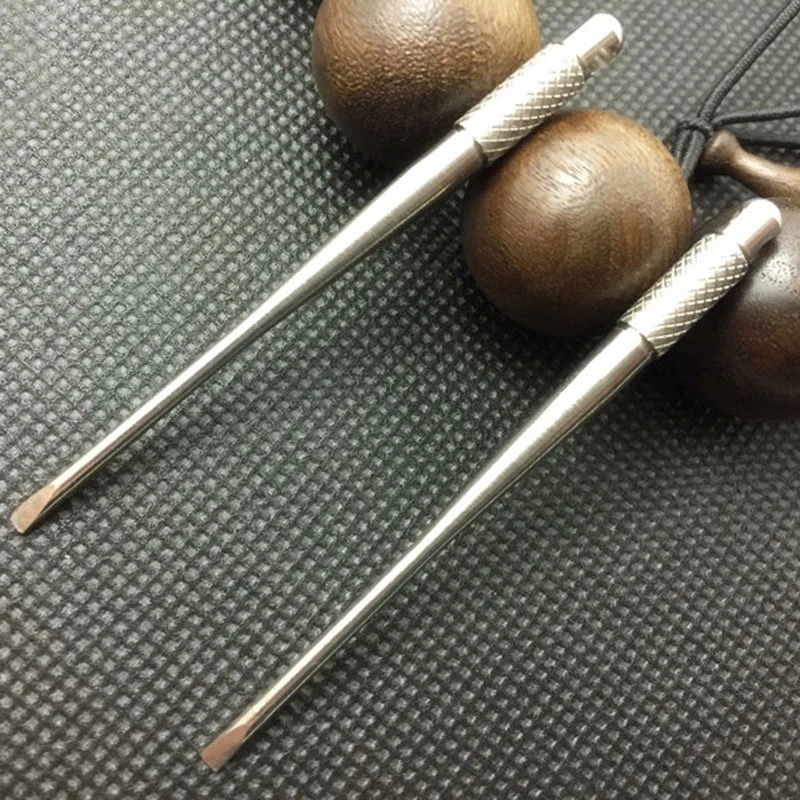 

Portable Screwdriver Titanium Alloy Pocket Multi Tool Outdoor EDC Key Accessories No Rust