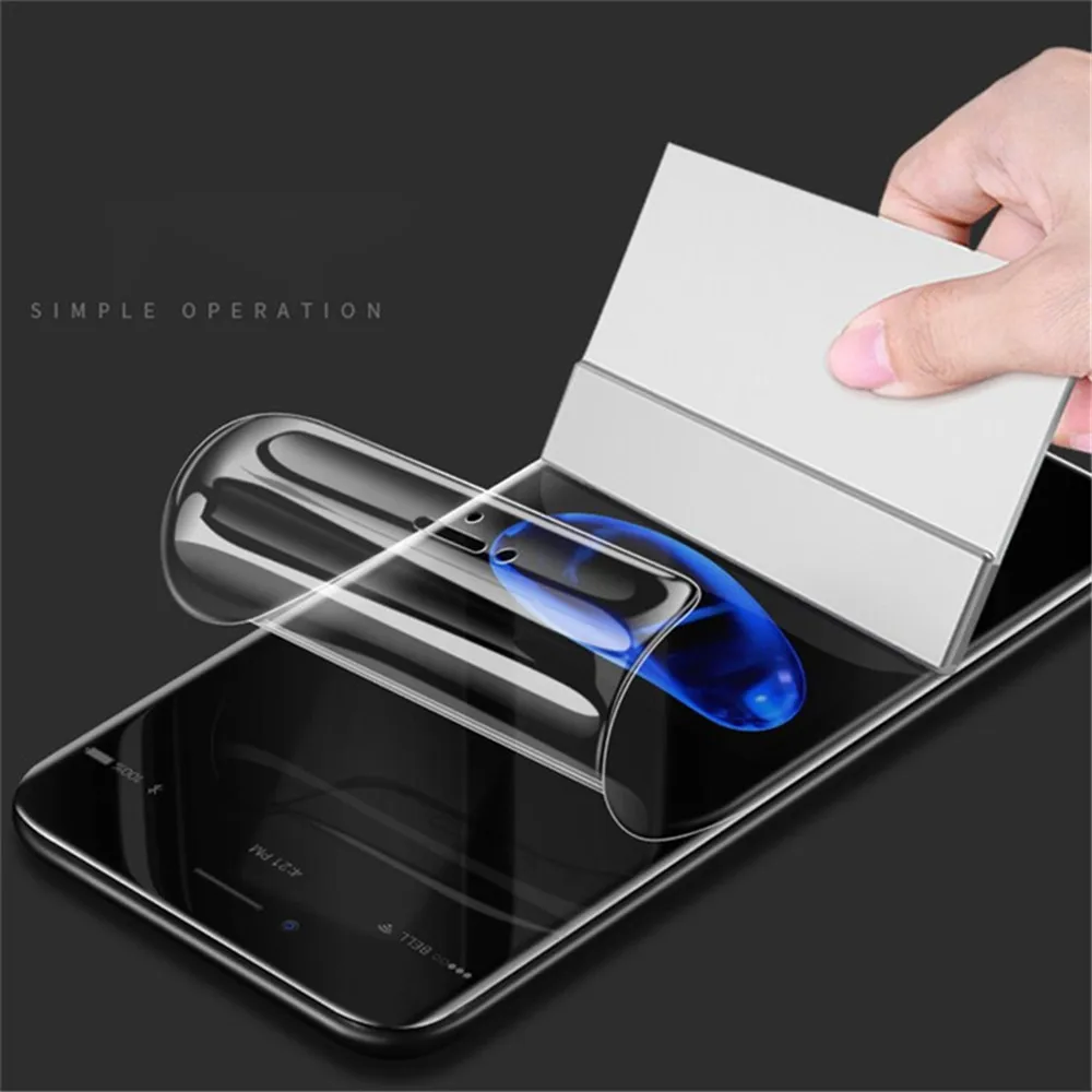 

6D Full Protective Screen Hydrogel Film For Xiaomi Mi 9 Mi8 Lite SE Mix 2s Poco F1 Protector Film On Redmi 7 Note 5 6 7 Pro Film