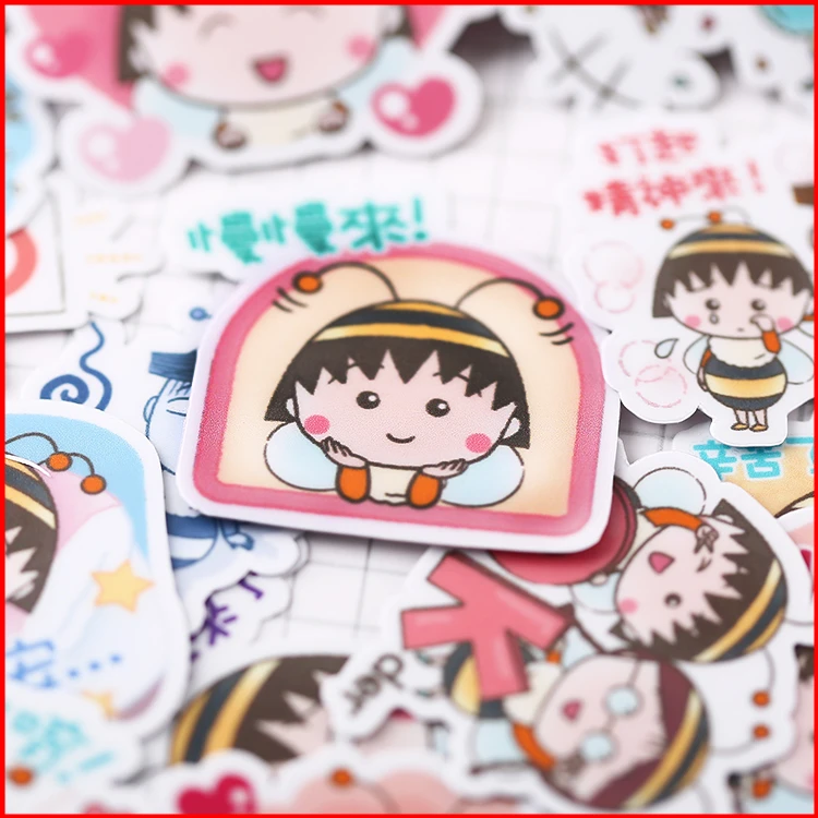 

40 pcs Cartoon girl personalized scrapbook Stickers scrapbooking material personalized sticker happy planner decoration craft