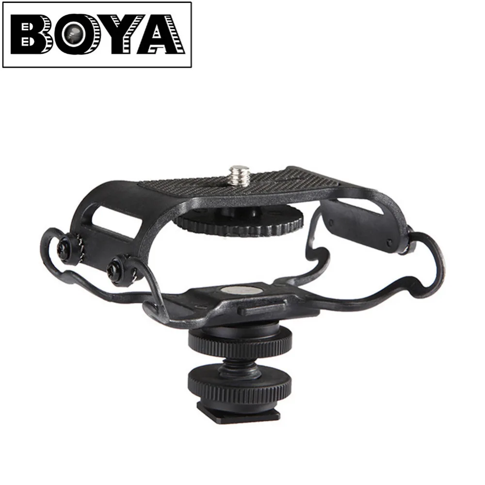 

BOYA BY-C10 Microphone Holder Microphone Shock Mount for Zoom H4n/H5/H6 for Sony Tascam DR-40 DR-05 Microphone Stand