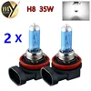2pcs H8 35W Halogen Bulbs super white Headlights fog lamps light running Car Light Source parking 6000K 12V day High Power 1