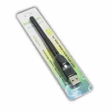 150 Мбит/с Ralink RT5370 Беспроводной сетевая карта мини USB 2,0 wifi-адаптер с антенной ПК локальной сети Wi-Fi приемник 802,11 b/g/n