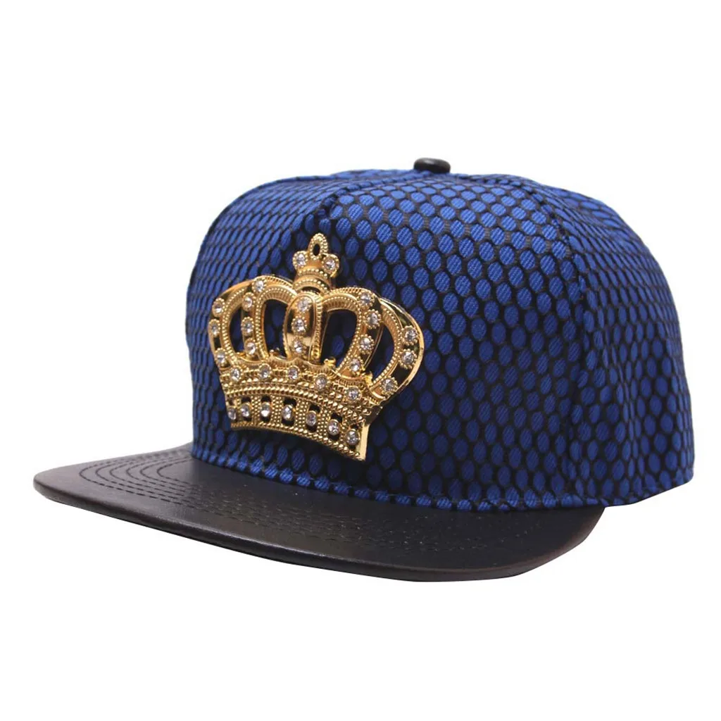 Высококачественная бейсбольная Кепка с вышивкой в виде короны, джинсовая кепка, модная бейсбольная кепка в стиле хип-хоп для мужчин и женщин, сетчатая Кепка для папы, Кепка-Дальнобойщик