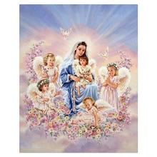 Angel baby 40×50 cm Diamant stickerei Diy diamantbohrer quadratrhinestone klebte Handwerk Hand home dekoration