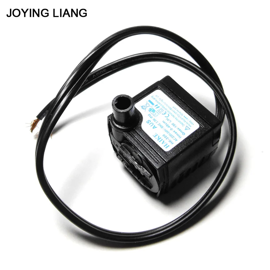 

1PC HK-200 220V 2.5W Submersible Pump Fish Tank Aquarium Miniature Mute Water Circulation Pump (No Plug 2 Type Send Randomly)