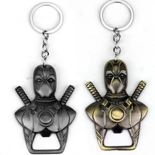 

Deadpool Metal Keychain Bottle Opener Deadpool X-men Collectible Key Ring Hot