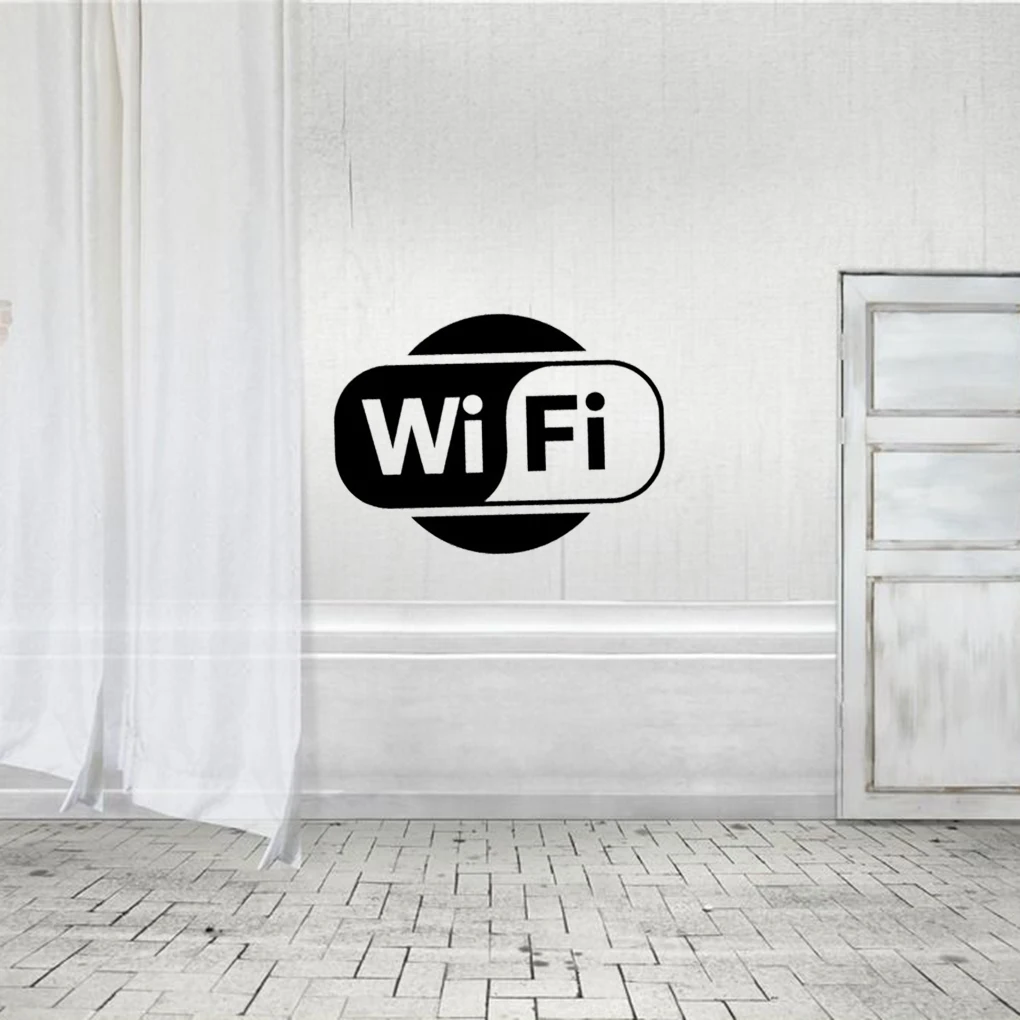Wi Fi наклейка съемная настенная из ПВХ с татуировкой наклейки обои для