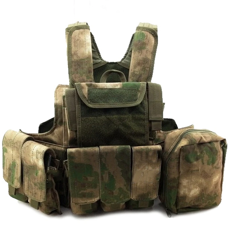 Carrier Vest Modular Chest Rig Combat vest Tactical Airsoft Molle Combat Vest With MOLLE Pouches
