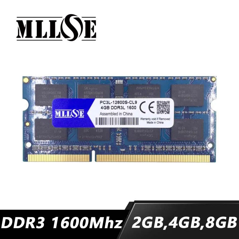 Ноутбук MLLSE 2gb 4gb 8gb 16gb DDR3 1600 mhz pc3L 12800 sdram память 2g 4g 8g DDR3L PC3 12800|ddr3 1600|16gb ddr3ram laptop |