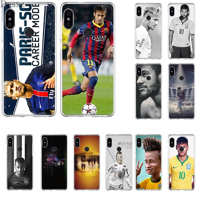 Neymar Phone Case Cover for Xiaomi Mi 6 8 Lite SE A1 A2 5X 6X Mix 2S F1 Soft TPU