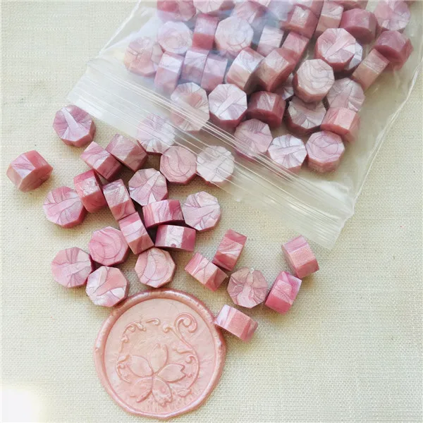 1 кг 3100 штук винтажные уплотнительные восковые таблетки бусинки гранулы зерна плавления для штамп Конверт Приглашение воск печать DIY Декор - Цвет: pearl pink