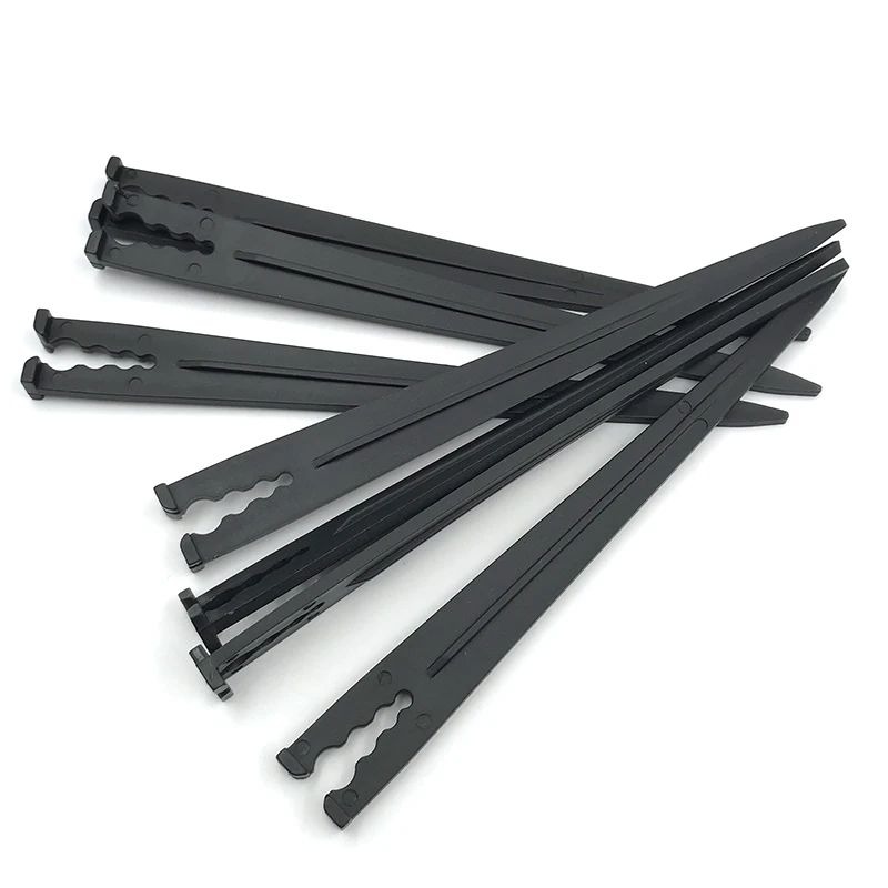 

50/100Pcs 14cm Plastic Fixed Stems Support Holder for 4/7 & 3/5 Drip Irrigation Water Hose for 4/7mm 3/5mm Drip Tubing